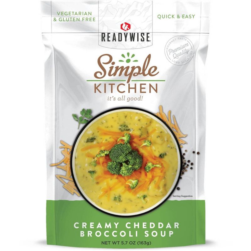ReadyWise Simple Kitchen Creamy Cheddar Broccoli Soup - 34.2oz/6ct, 3 of 6