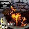 Firewood Central Kiln-Dried Wood Splits 6 in, 35–40 Pieces for Pizza Ovens, Grills, Smokers, and BBQ Cooking - 4 of 4