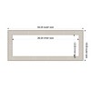 Amanti Art Cottage White Silver Framed Magnetic Dry Erase Board - 4 of 4