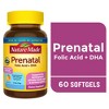 Nature Made Prenatal with Folic Acid + DHA, Prenatal Vitamin and Mineral Supplement Softgels - image 3 of 4