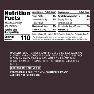 Fig and Olive Mini Artisanal Crisps - 5.3oz - Good & Gather™