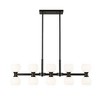 Artemis 10-Light Matte Black Steel Island Light - Mid-Century Modern Design, Dimmable - 4 of 4