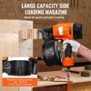 VEVOR Coil Siding Nailer MCN70, 1-3/4" to 2-3/4" 15 Degree Pneumatic Siding Nail Gun, 70-120PSI Air Coil Nailer for Pallet, Crating, Framing, Orange - 4 of 4