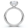 Pompeii3 Certified 2.60Ct Emerald Cut Halo Diamond Engagement Ring 14k Gold Lab Created - 2 of 4