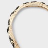 Raffia Floral Headband - A New Day™ Cream/Black - 3 of 3