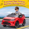 Ride on Car for Kids 12V Power Battery Electric Vehicles Licensed Land Rover Ride On Truck w/Parent Remote Control - 2 of 4