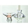 tagltd Aura Clear Glass Reversible Decorative Tealight and Taper 4.65L x 4.65W x 2.56H inches - 2 of 2