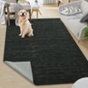 Modern Solid Large Living Room Area Rug, Soft Washable Low Pile Throw Carpet for Bedroom Dining Room - 3 of 4