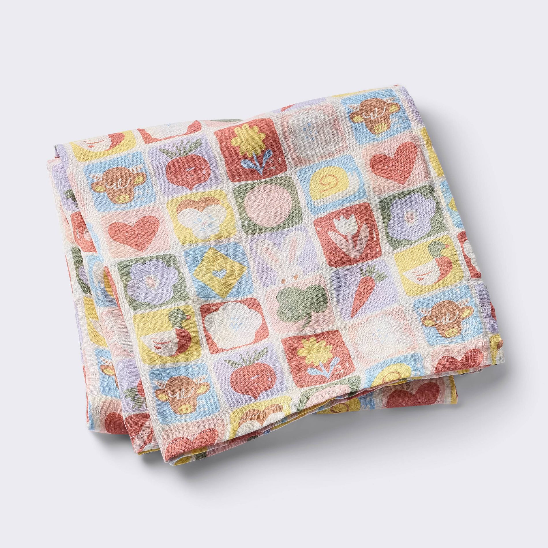 Muslin Swaddle Blanket - Spring Garden - Cloud Island™