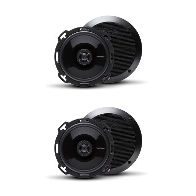  Rockford Fosgate Punch P16 110 Watt Max Power 6 Inch Diameter 2 Way Full Range Coaxial Car Speakers with Dome Tweeter (2 Pack) 