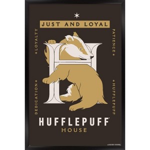 Trends International Harry Potter: Darker Arts - Hufflepuff House Framed Wall Poster Prints - 1 of 4