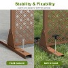 Dovelina Metal Outdoor Privacy Screen Freestanding Patio Decorative Screens - 4 of 4