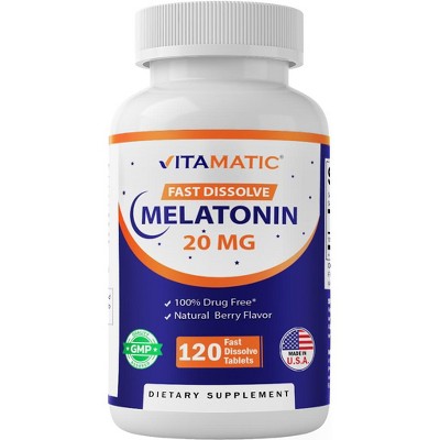 Melatonin 20mg Fast Dissolve 120 Tablets