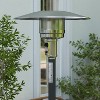 Merrick Lane Stainless Steel 7.5' Tall 40,000 BTU Outdoor Propane Patio Heater with Wheels - 4 of 4