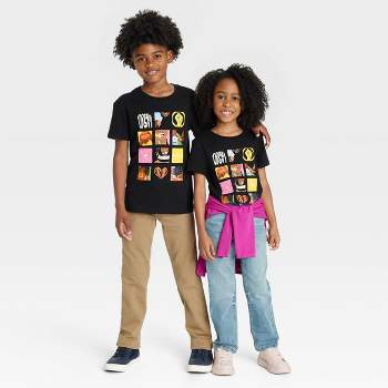 Black History Month Kids' Short Sleeve HBCU Icon T-Shirt - Black