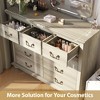 Dresser for Bedroom, Farmhouse Dresser with 9 Drawer, Chest of Drawer with Wooden Legs for Bedroom, Living Room, Hallway - 3 of 4