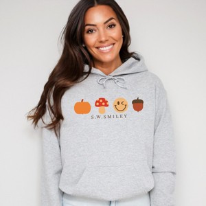Simply Sage Market S.W.Smiley Fall Icons Hoodie - 1 of 3