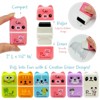 Wrapables Cute Animal Erasers with Clean Up Roller and Cover (Set of 6) - 2 of 4