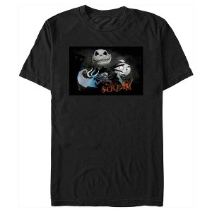 Men's The Nightmare Before Christmas Jack and Sally Such a Scream T-Shirt - 1 of 4