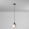 Oxford - 1 Light Cord Hung Mini Pendant In Traditional Style-8 Inches Tall and 7.5 Inches Wide - 2 of 3