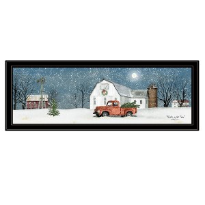 Winter on The Farm Framed Wall Art,Modern Home Decor Framed Print for Living Room, Bedroom & Farmhouse Wall Decoration by Billy Jacobs - 1 of 1
