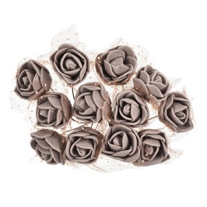 Unique Bargains Durable Flowers Bulk Stem Foam with Gauze for Wedding Bouque Boutonnieres 144 Pcs - 1 of 4