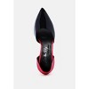 Candy Cane Patent Faux Leather High Heel Pumps Women - 4 of 4