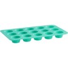 Trudeau 2pk Cupcake Chocolate Molds Aqua: Silicone Candy & Gummy Molds, Dishwasher & Freezer Safe, 15 Cavities - 2 of 4