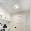 VEVOR Bathroom Exhaust Fan, 1500W Heating, 110 CFM High-Efficiency Ventilation, 1.5sones Low Noise Operation, Black - 2 of 4