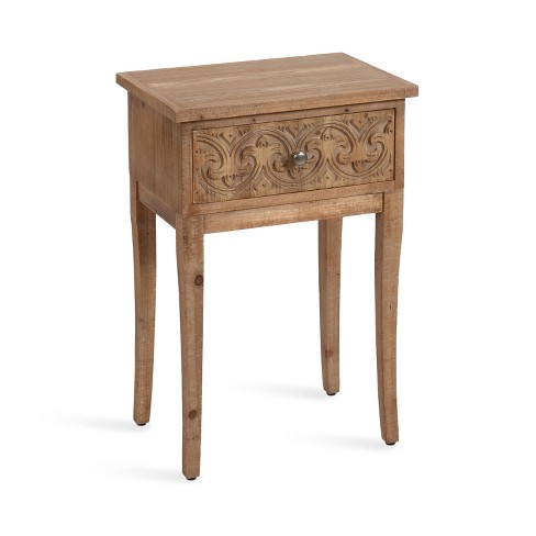 Kate and Laurel Cassetta Wood Side Table - image 1 of 4