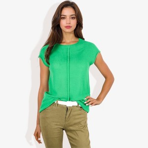 Anna-Kaci Women's Sleeveless Knit Top With Seam Front Detail - 1 of 4