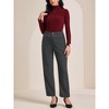 INSPIRE CHIC Women's Packets High Waisted Work Office Formal Casual Long Pants - 2 of 4