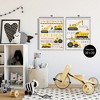 Stupell Industries Construction Zone Trucks & Phrases 2pc Framed Giclee Art Set - 3 of 4