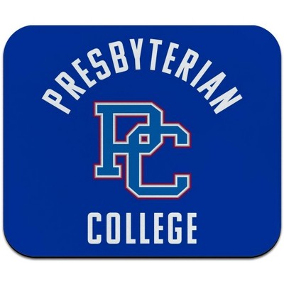 Presbyterian College Blue Hose Logo Low Profile Thin Mouse Pad