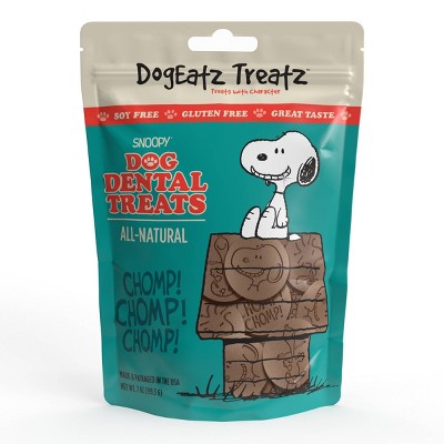 Team Treatz Snoopy Chicken Dog Dental Dog Treat - 7oz