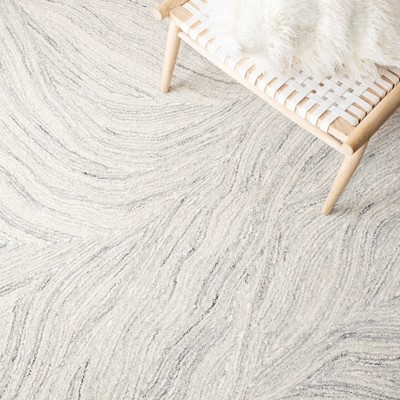 Ivory Elegance 6' x 9' Hand-Tufted Wool Area Rug