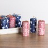 Transpac MDF Printed Firework Decor S/12 Home Decorations Patriotic - 2 of 2