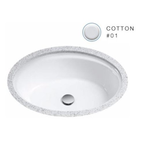 Toto Lt641 Dartmouth 18 3 4 Undermount Bathroom Sink With Overflow Cotton