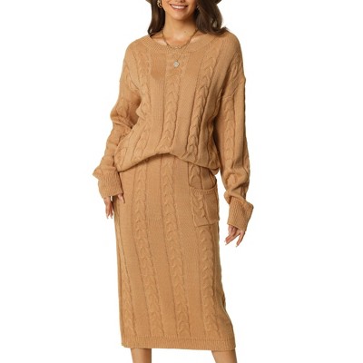 Sweater skirt deals set target
