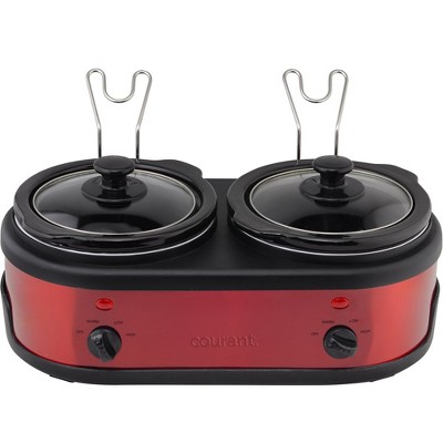 Mini Slow Cooker Crockpot Gift Set - Red