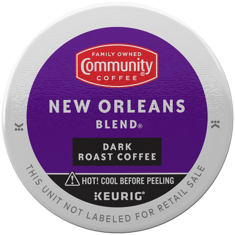 Community Coffee New Orleans Blend Dark Roast Coffee - Single Serve Pods - 24ct, 4 of 6
