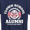 Women's - Instant Message - Clown School Alum Short Sleeve Graphic T-Shirt - 2 of 4