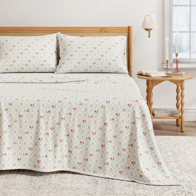 100% Cotton Lodge Printed Flannel Sheet Set - Great Bay Home