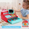 Kids Cash Register Toy for Kids 3-5 Year Olds with Play Money, Calculator & Write-On Pad, Learning Toy for Kids Age 3-5, Christmas Birthday Gift - 2 of 4