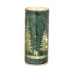 ED Pine Tree Luminary Set of 3 – 8.5" Frosted Glass Winter Forest Design Holiday Decor by Melrose - 4 of 4