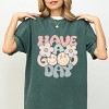 Simply Sage Market Have a Good Day Flowers Garment Dyed Tee - 3 of 4