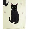 E & S Imports 7.0 Inch Black Cat Serengeti Tumbler Hot Or Cold Beverages Tumblers - 3 of 3