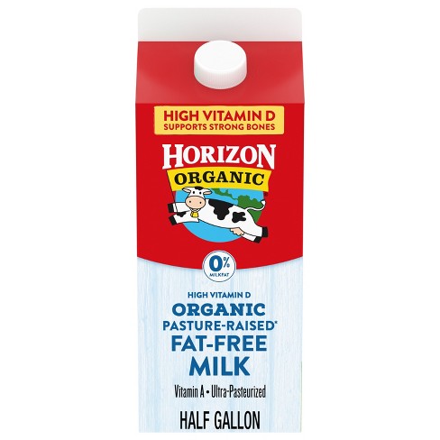 Horizon Organic Nonfat High Vitamin D Milk - 0.5gal - image 1 of 4