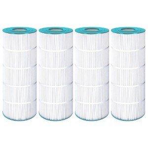 Hurricane 4 Pack HF8316-01 Advanced Pool Filter Cartridge Replacement for PXST150, Unicel C-8316, Filbur FC-1286, Hayward X-Stream CC1500 - 1 of 4