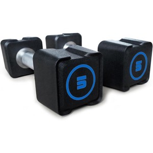 Acekool Cast Iron Dumbbells, 5.5–55lb Options, PU Coated, Anti-Slip Grip, Odorless Square Head, Fixed Dumbbell Set for Strength Training - 1 of 4